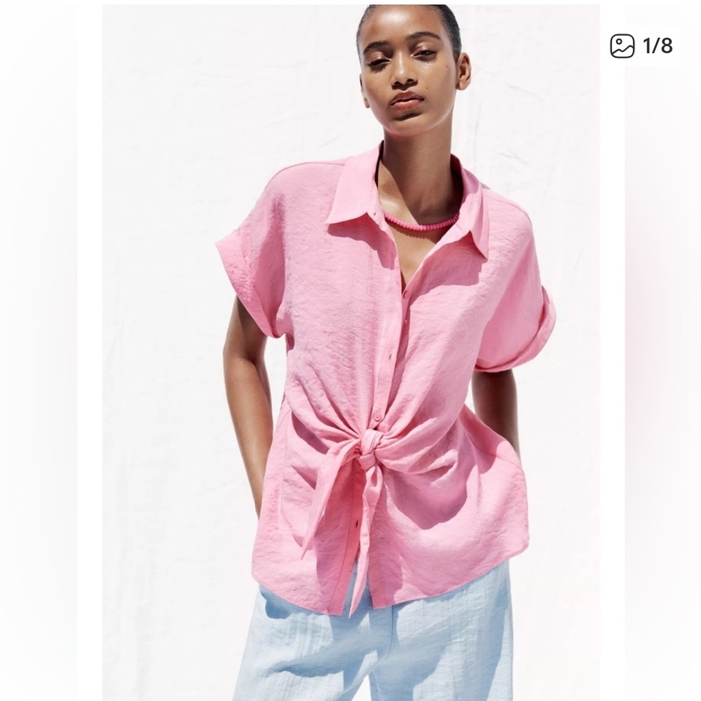 Zara Pink Blouse